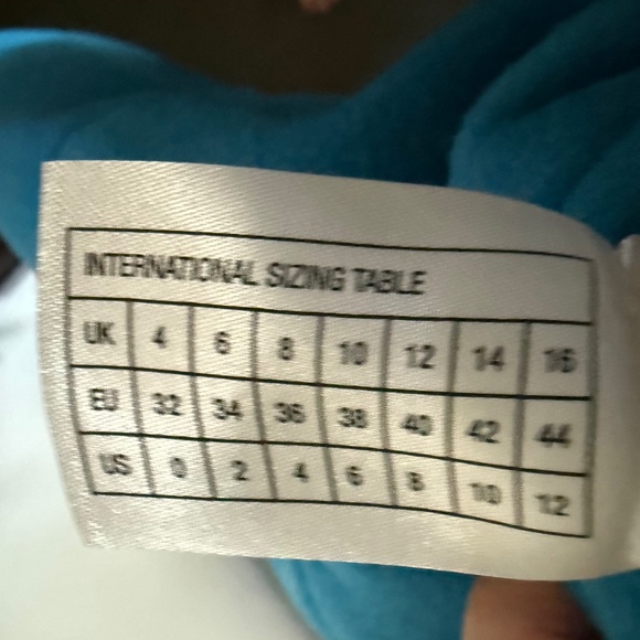 Essentiel Antwerp Reversible Camel Turquoise Wool Blend Wrap Coat Size 36 US 4 - Picture 16 of 16